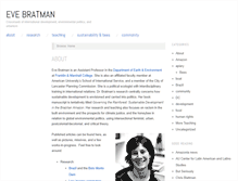 Tablet Screenshot of evebratman.com